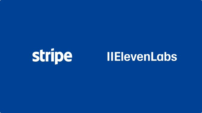 elevenlabs tie up with stripe